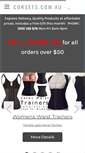 Mobile Screenshot of corsets.com.au